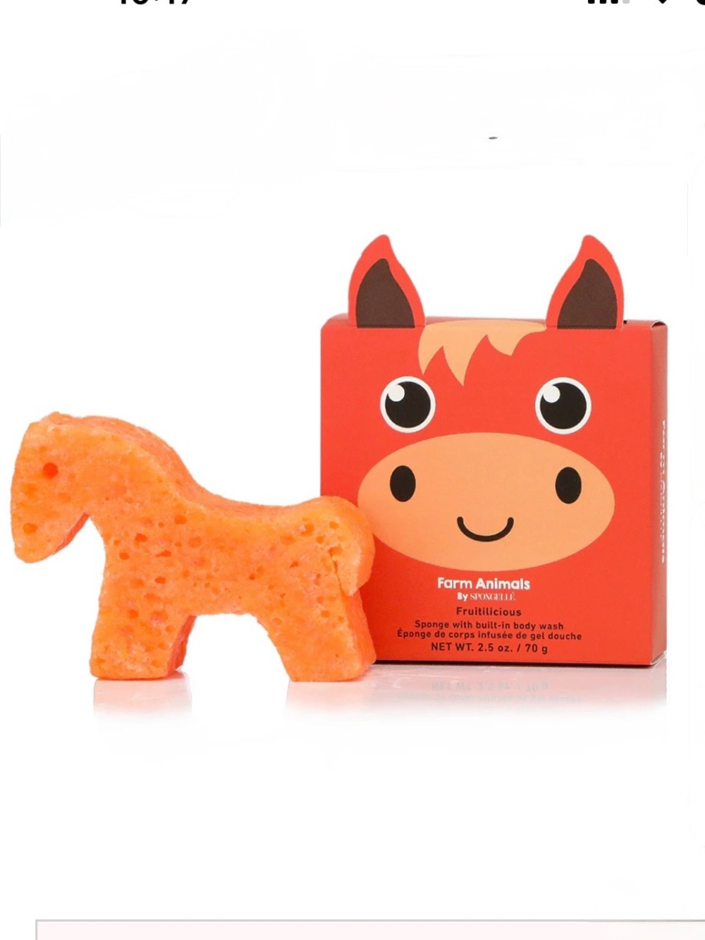 Spongelle Henry Horse Kids Bath Sponge